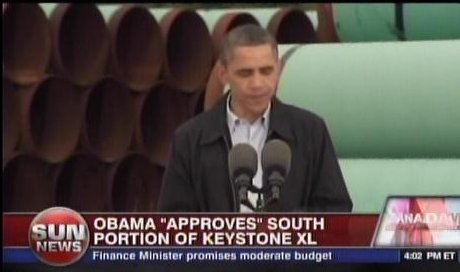 Sun News capture of Obama mendacity