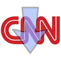 CNN going down logo