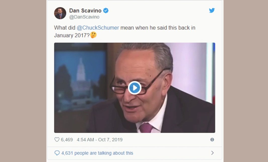 The CIA “have six ways to Sunday of getting back atcha.” Interesting tweet with Schumer vid. The CIA “have six ways to Sunday of getting back atcha.” Interesting tweet with Schumer vid.