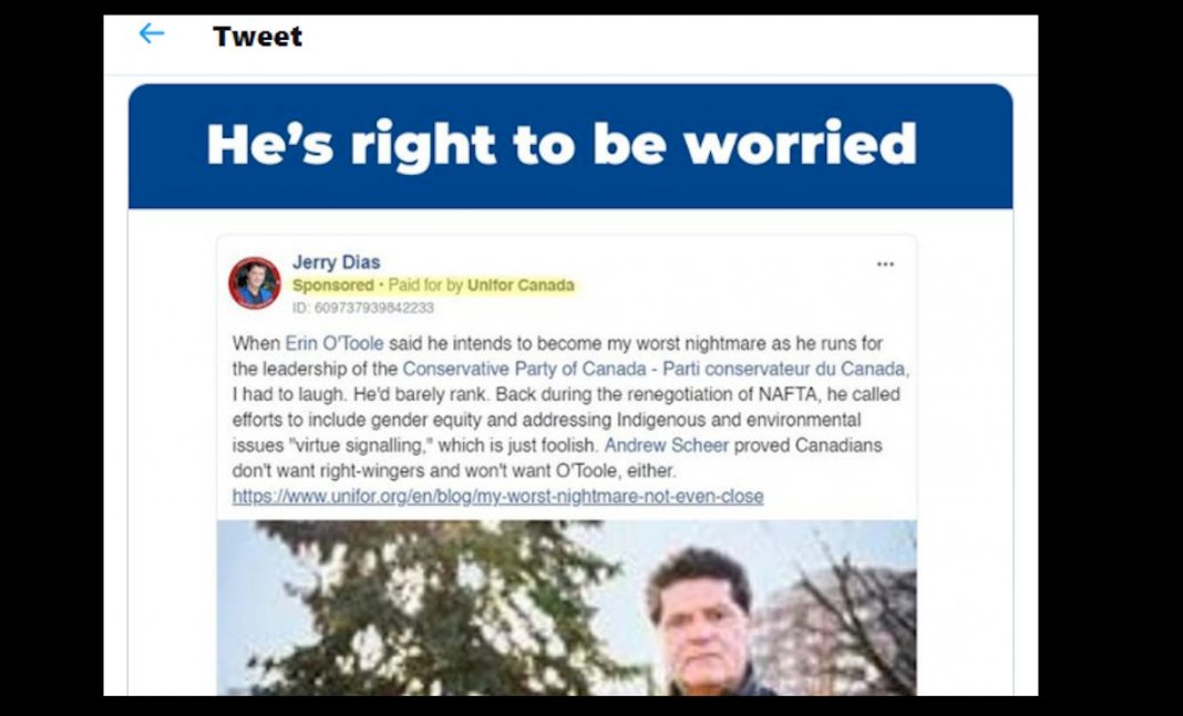 Taxpayer beneficiary and left-wing news media union boss attacks Conservative candidate Taxpayer beneficiary and left-wing news media union boss attacks Conservative candidate