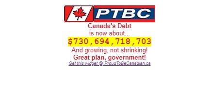 New! “Canada Debt-o-Meter” installed here New! “Canada Debt-o-Meter” installed here