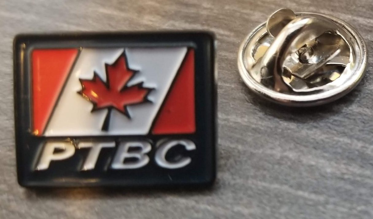 PTBC lapel pin